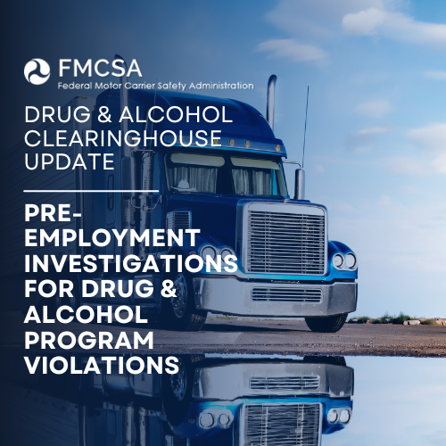 FMCSA Clearinghouse Changes